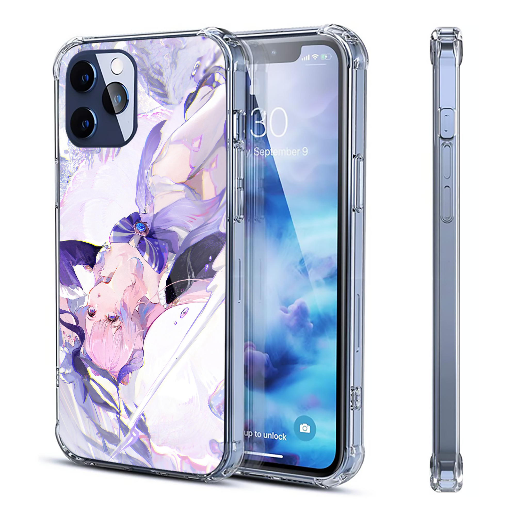 げんし神 genshin 【iPhone 12シリーズ対応】透明スマホケース（クリアソフトケース）